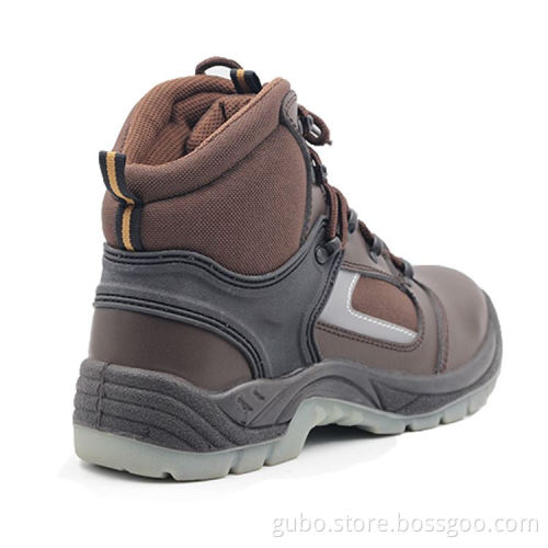 high ankle smashing resisitance safety shoes with tpu outsole